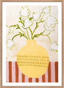 Obraz 52x72 cm Yellow Vase – Malerifabrikken