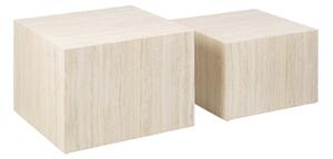 Stoliki zestaw 2 szt. 58x58 cm Dice – Actona
