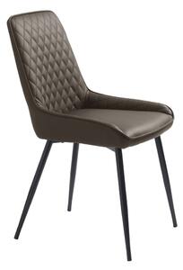 Ciemnobrązowe krzesło Milton – Unique Furniture