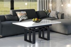 Ława rozkładana podnoszona EMPOLI 110(170)x65 biały połysk