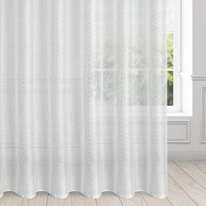 Firana gotowa EUROFIRANY Sibel 300 x 250 cm BiaÅy