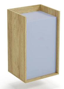Szafka modułowa 83cm hikora + niebieski horyzont - Horizonte 9X