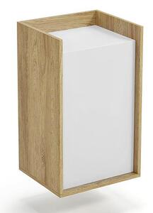 Szafka modułowa 83cm hikora + biel alpejska - Horizonte 9X