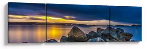 Obraz - Chmury nad wodą (170x50 cm)
