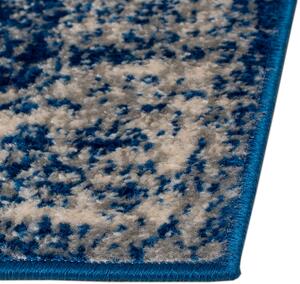 Ciemnogranatowy dywan pokojowy retro - Mosani 4X