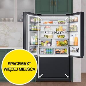 Lodówka SAMSUNG RF24BB620EB1EO Side by side AI No Frost 177.8cm Grafitowa stal