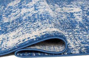 Ciemnogranatowy dywan pokojowy retro - Mosani 4X