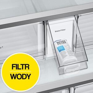 Lodówka SAMSUNG RF24BB620EB1EO Side by side AI No Frost 177.8cm Grafitowa stal