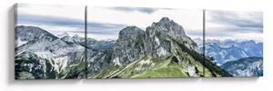 Obraz - Szczyty górskie (170x50 cm)