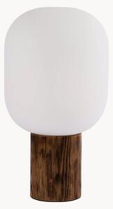 Lampa stołowa z drewna dębowego Skene