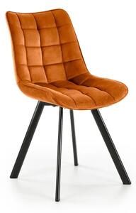 Krzeso tapicerowane K332 VELVET cynamonowe