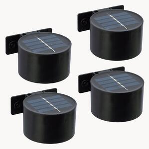 Komplet solarnych lampy ściennych LED Spotik, 4 elem