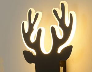 Kinkiet LED Jeleń Abigali Deer 2 Czarny