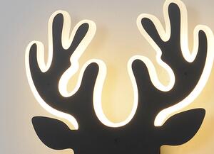 Kinkiet LED Jeleń Abigali Deer 2 Czarny