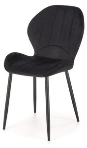 Krzeso tapicerowane K538 VELVET czarne