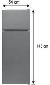 Lodówka AMICA FD2355.4X(E) 145cm Inox