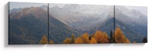 Obraz - Widok na grzbiety górskie (170x50 cm)