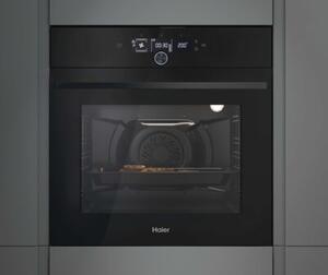 Piekarnik HAIER HWO60SM4FK3BH Elektryczny parowy Termosonda Termoobieg Czarny