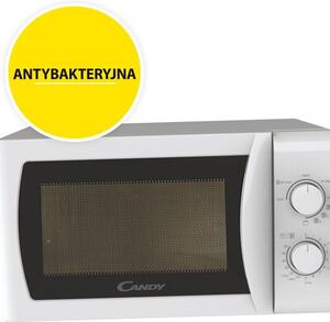 Kuchenka mikrofalowa CANDY CMG20SMW 700W średnica 25.5 cm pojemność 20L Weight Defrost Biały