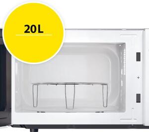 Kuchenka mikrofalowa CANDY CMG20SMW 700W średnica 25.5 cm pojemność 20L Weight Defrost Biały