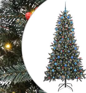 Sztuczna choinka z podstawą Zielony 210 cm PVC, plastik i stal