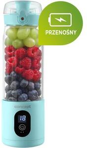 Blender personalny CONCEPT Smoothie FitMaker SM4002 Bezprzewodowy Niebieski