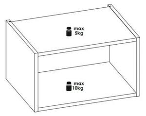 Półka wisząca NOVA COAST EVOKE 50x29cm dąb coast evoke
