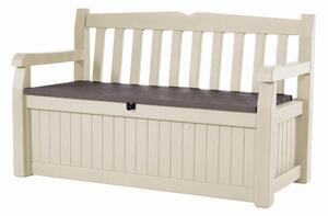 Ławka ogrodowa ze skrzynią Keter Eden Garden Bench 265L beżowo-brązowa