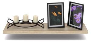 Półka Wisząca STIVMEBLE Ścienna 60 cm na książki zdjęcia 60x15x1,8 cm Dąb Sonoma