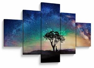 Obraz - Odpoczynek pod gwiazdami (125x70 cm)