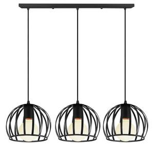 Lampa sufitowa metalowa loft klosz wisząca AT41-3SZ-Black