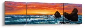 Obraz - Zachód słońca (170x50 cm)
