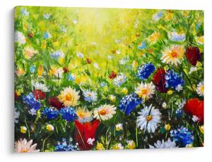 Obraz dzikich kwiatów (70x50 cm)