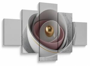 Obraz - Złota perła (125x70 cm)