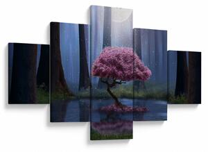 Obraz - Magiczna noc (125x70 cm)