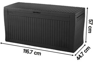 Skrzynia ogrodowa KETER Comfy 17202623 270L Antracytowy