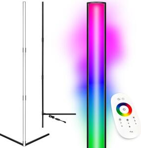 Lampa podłogowa MASTERLED LED RGB 20W 140cm pilot stojąca czarna