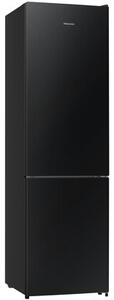 Lodówka HISENSE RB440N4GBD No Frost 200.4 cm Czarne szkło Licowane drzwi Szuflada z niższą temperaturą