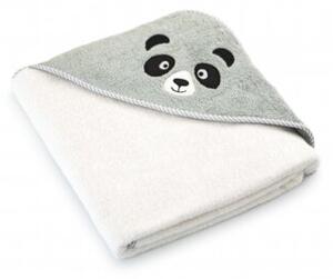 Ręcznik z kapturkiem Panda, 90x90, Alabaster-5730