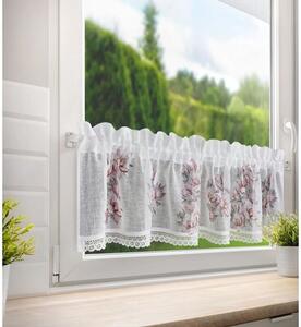 Firana gotowa EUROFIRANY Suzy 150 x 30 cm BiaÅy