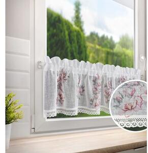 Firana gotowa EUROFIRANY Suzy 150 x 30 cm BiaÅy