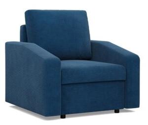 Fotel do salonu, BLOM, sztruks, 83x92x92 cm, granatowy | TYLETEGOTU