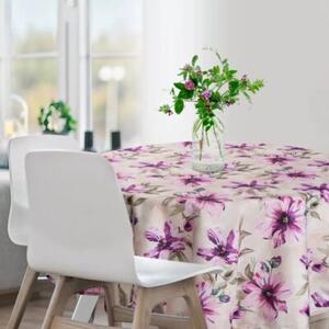 Obrus EUROFIRANY Garden 150 cm Kremowy