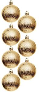 Bombka CHRISTMAS DECORATION 6 cm Złoty (35 sztuk)