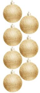 Bombka CHRISTMAS DECORATION 6 cm Złoty (35 sztuk)