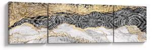 Obraz - Mandala w marmurze (170x50 cm)