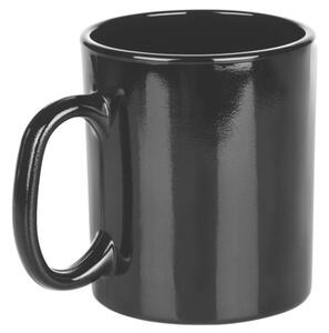 Kubki szklane czarne 300 ml 6 szt