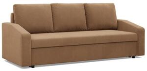 Kanapa rozkÅadana, BLOM, Mikrofaza, 220x92x85 cm, cappuccino | TYLETEGOTU