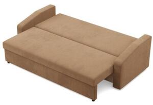Kanapa rozkÅadana, BLOM, Mikrofaza, 220x92x85 cm, cappuccino | TYLETEGOTU