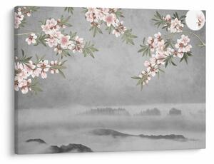 Obraz - Księżyc nad krajobrazem (70x50 cm)